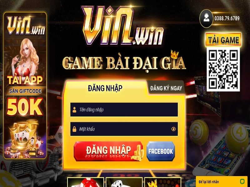 Đăng ký tài khoản game tại Vinwin