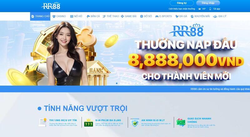 Nhà cái rr88 uy tín và chất lượng nhất 2024